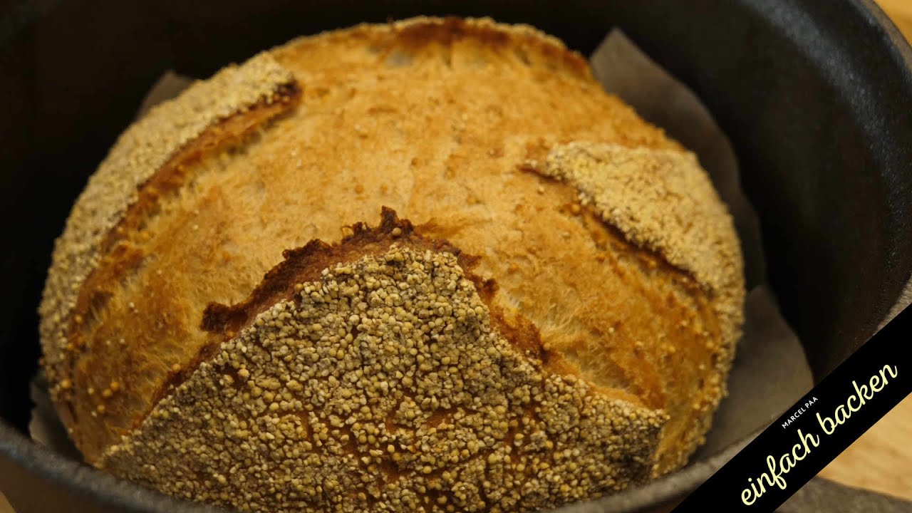 Goldhirse Brot mit Goldknusper Kruste