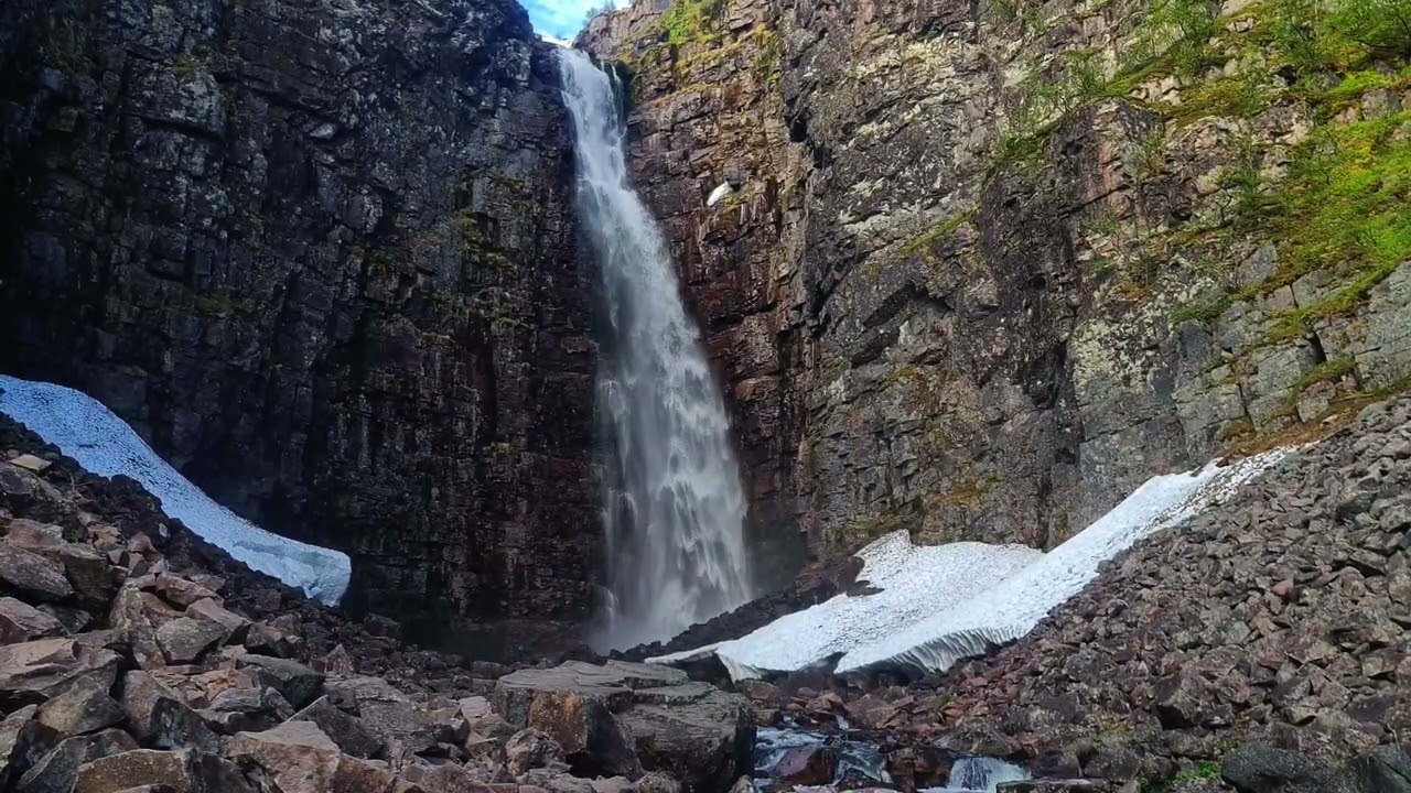 HOOGSTE WATERVAL Van ZWEDEN | Wandelen in Fulufjället National Park Njupeskär