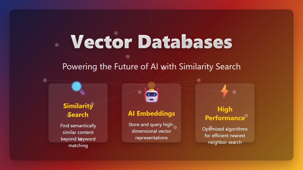 Vector Databases Explained: Similarity Search & AI Embeddings for Beginners