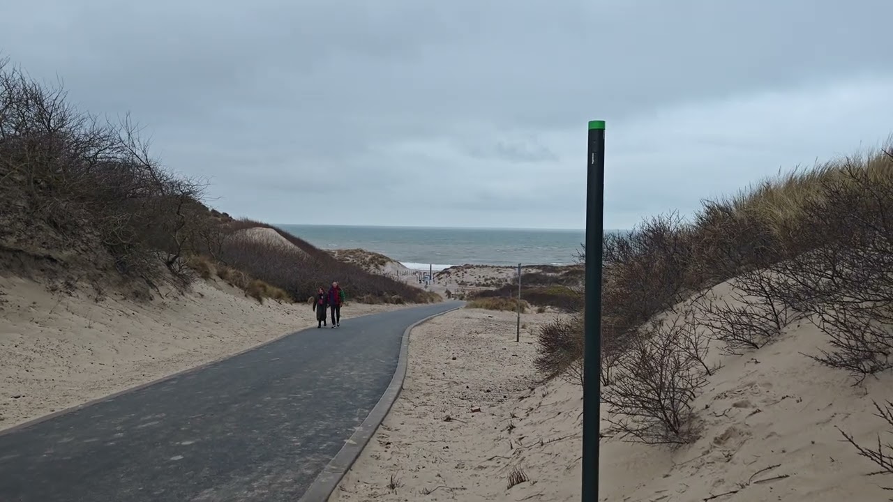 Scenic Winter Walk by the North Sea in The Hague, Netherlands | #eleonoraswalks