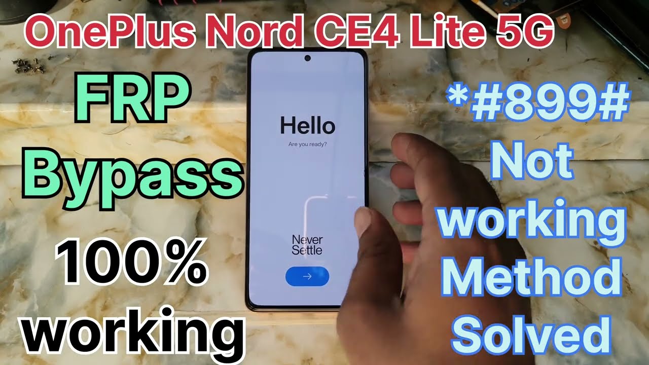 OnePlus Nord CE4 Lite 5G FRP Bypass || CPH 2619 FRP Bypass Android 15 Letest sequrity. 