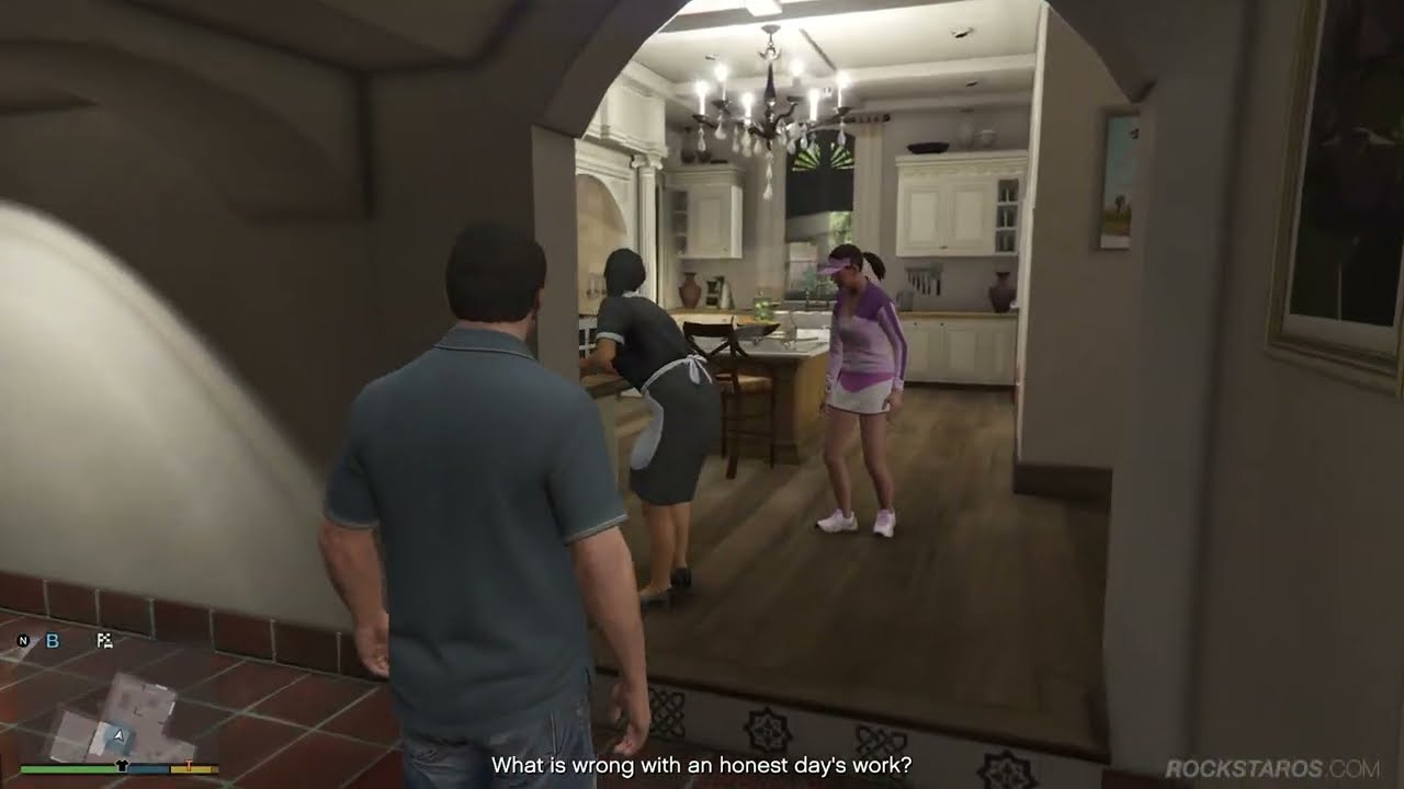 Amanda disrespecting the maid &ndash; GTA 5