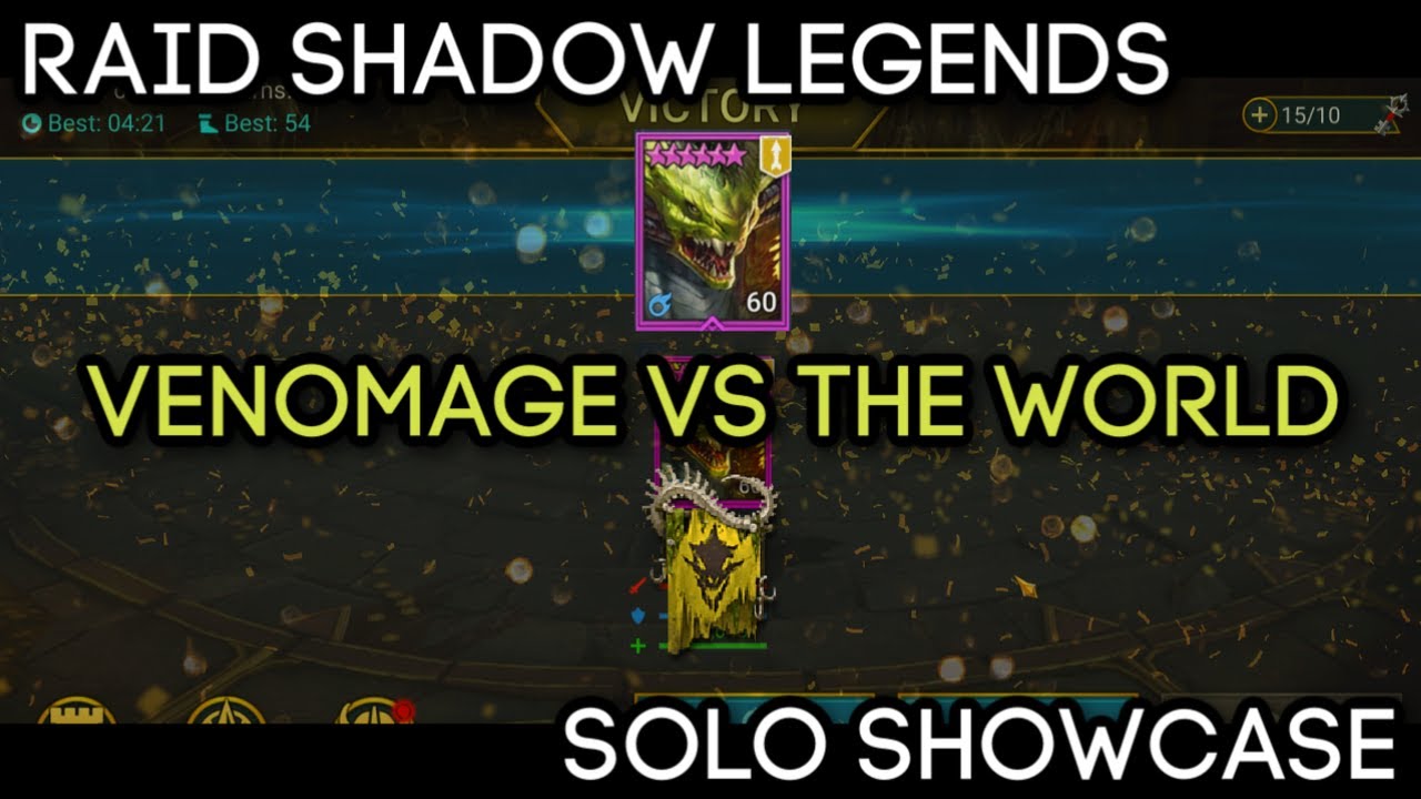 VENOMAGE Can SOLO (almost) EVERYTHING!!! - Champion Showcase | RAID: Shadow Legends