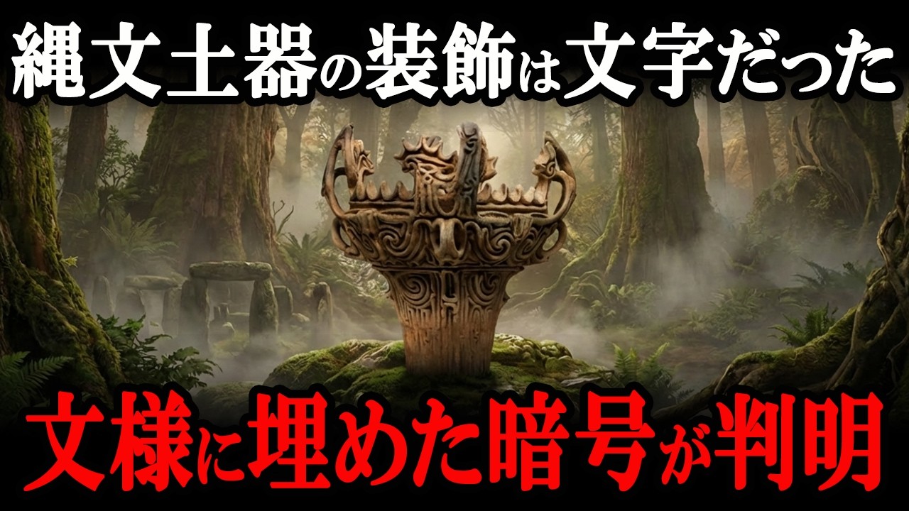 【驚愕の真実】縄文土器に刻まれた謎のメッセージとは？あの独特な装飾に隠された情報の秘密に迫る