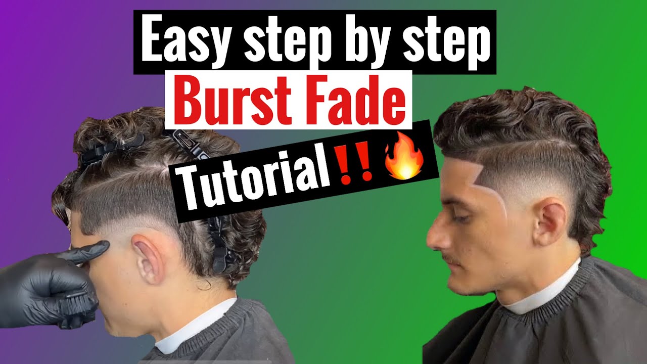 BARBER TUTORIAL: How to do a Burst Fade!!!!!🤯🤯😱😨🔥🔥