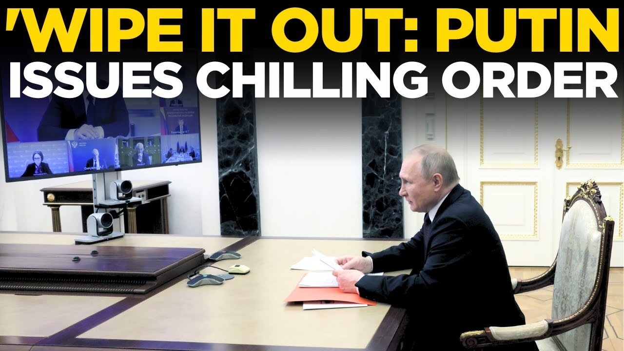 LIVE NEWS | 'Just Wipe It Out': Putin's Chilling Order, Lavrov Watches In Shock | Full Drama On Cam