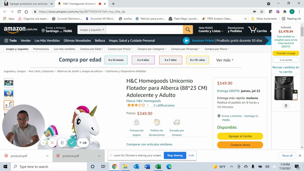 Como crear variantes de un listado en Amazon (padre-hijos 2021)