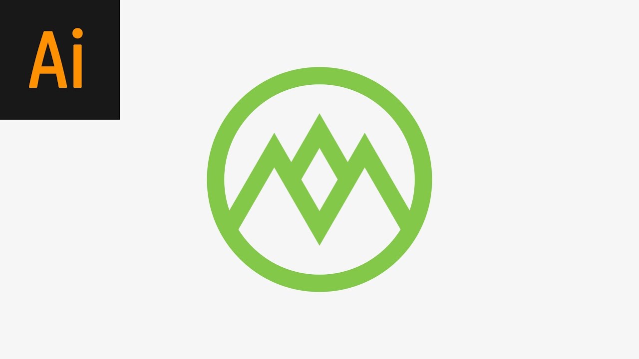 Design a Mountain Logo Illustrator Tutorial