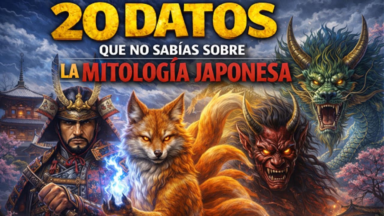 20 DATOS Impactantes de la Mitología Japonesa | Dioses, Yokai y Secretos