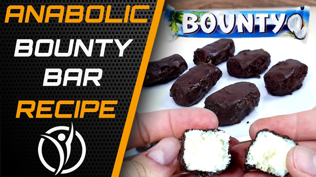 Anabolic Bounty Bars | Low Calorie Chocolate Bar Recipe