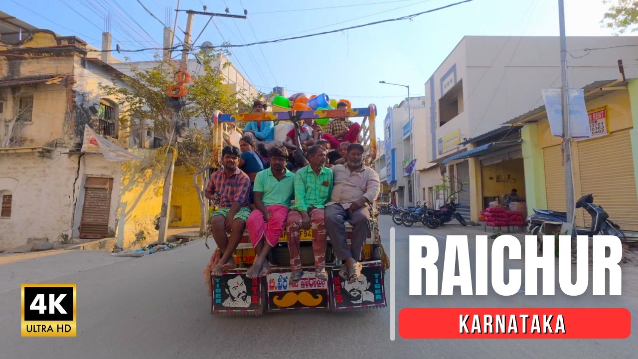 【India Drive 4K】Raichur, Karnataka | 2025