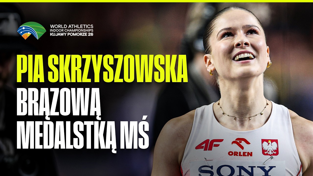 PIA SKRZYSZOWSKA WYWALCZYŁA MEDAL HMŚ. POLKA TRZECIĄ SPRINTERKĄ ŚWIATA!