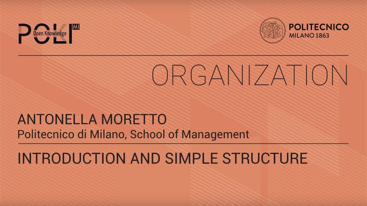 Introduction and simple structure (Antonella Moretto)