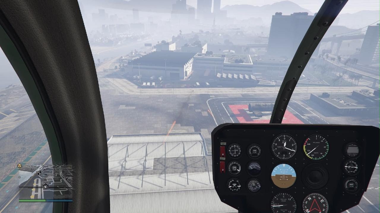 Jason Takes Over a helicopter.