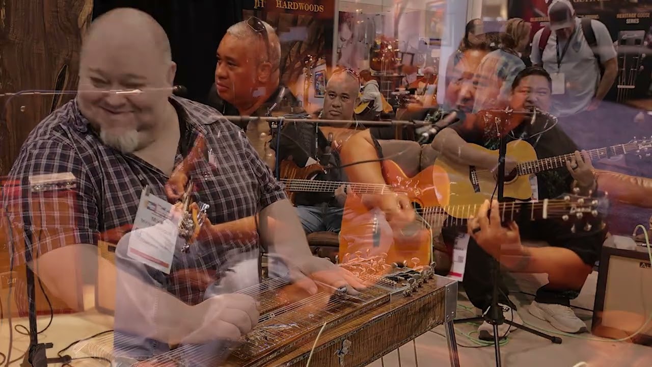 Mike Bourque on Pedal Steel Guitar at Namm 2026 Tiny Bubbles