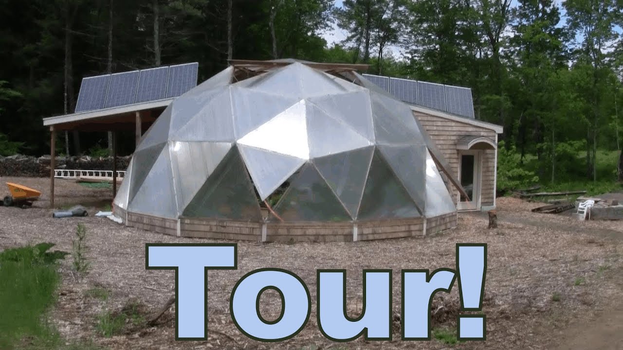 GRAND TOUR - Aquaponic Geodesic Dome Greenhouse