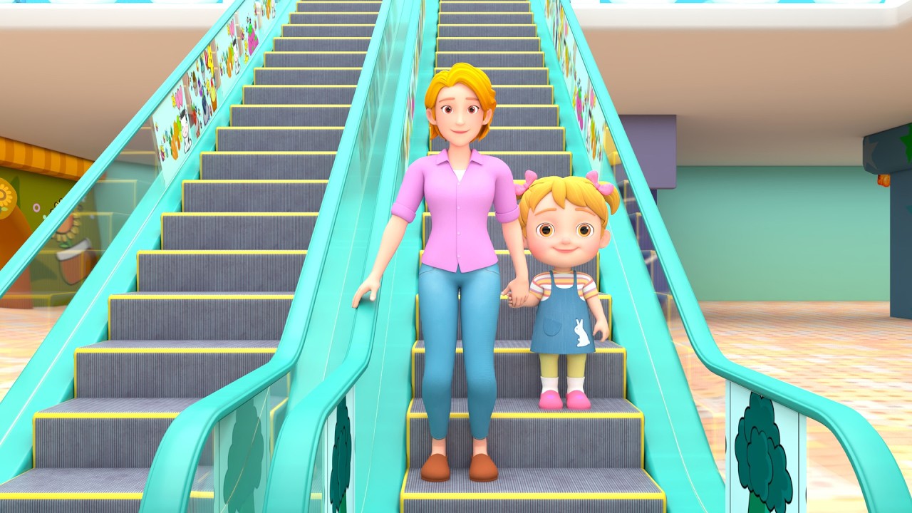 Escalator Safety Song | Educational Kids Songs | Boo Kids Song & Nursery Rhymes