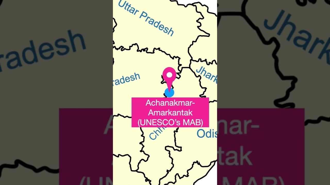 Biosphere Reserves in India #ias #map #nature #pcs #geography #biospherereserve #viral #ssc #gk #rrb