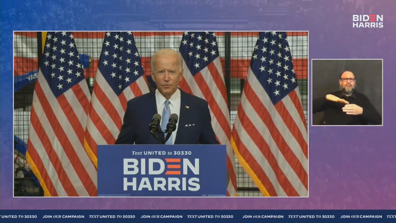 Joe Biden Speaks on Donald Trump's America LIVE in Pittsburgh, Pennsylvania