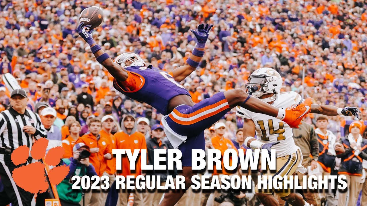 Tyler Brown 2023 Regular Season Highlights | Clemson WR