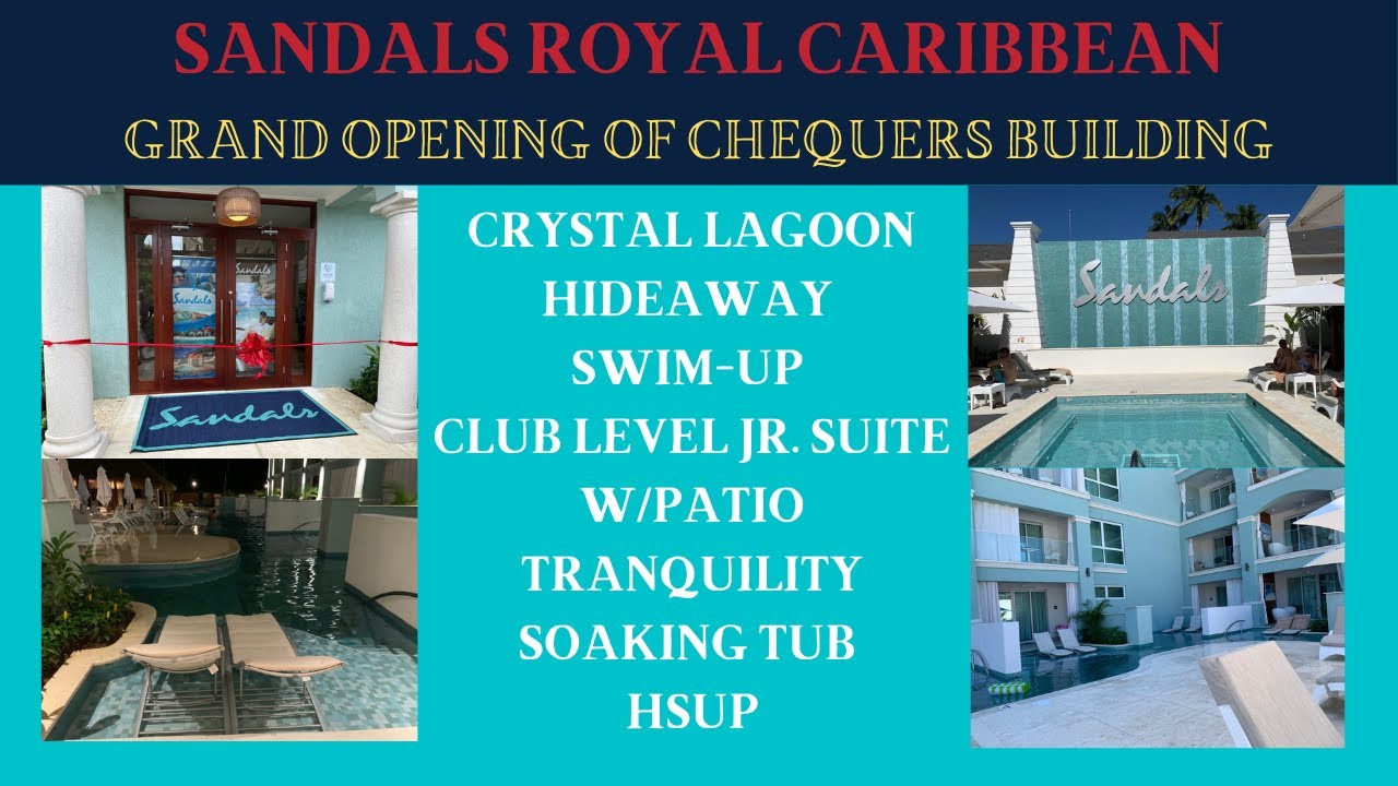 НОВЫЕ НОМЕРА В SANDAL ROYAL CARIBBEAN | Полулюкс Crystal Lagoon Hideaway Swim-up Club Level — HSUP