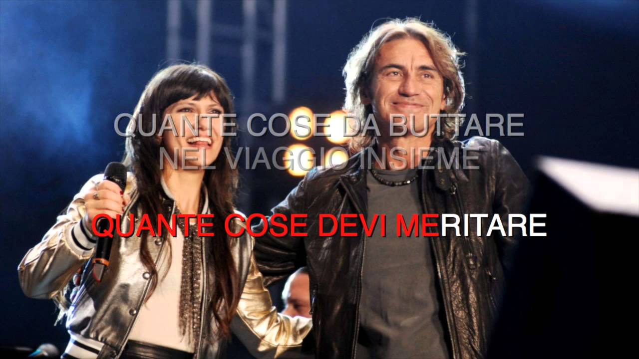 Elisa feat Ligabue - Gli ostacoli del cuore - Karaoke con testo