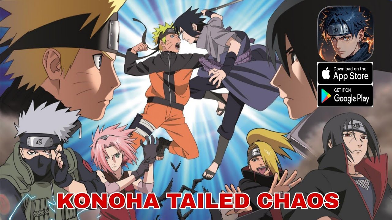 Konoha: Tailed Chaos &mdash; геймплей ролевой игры по вселенной Наруто для iOS и Android