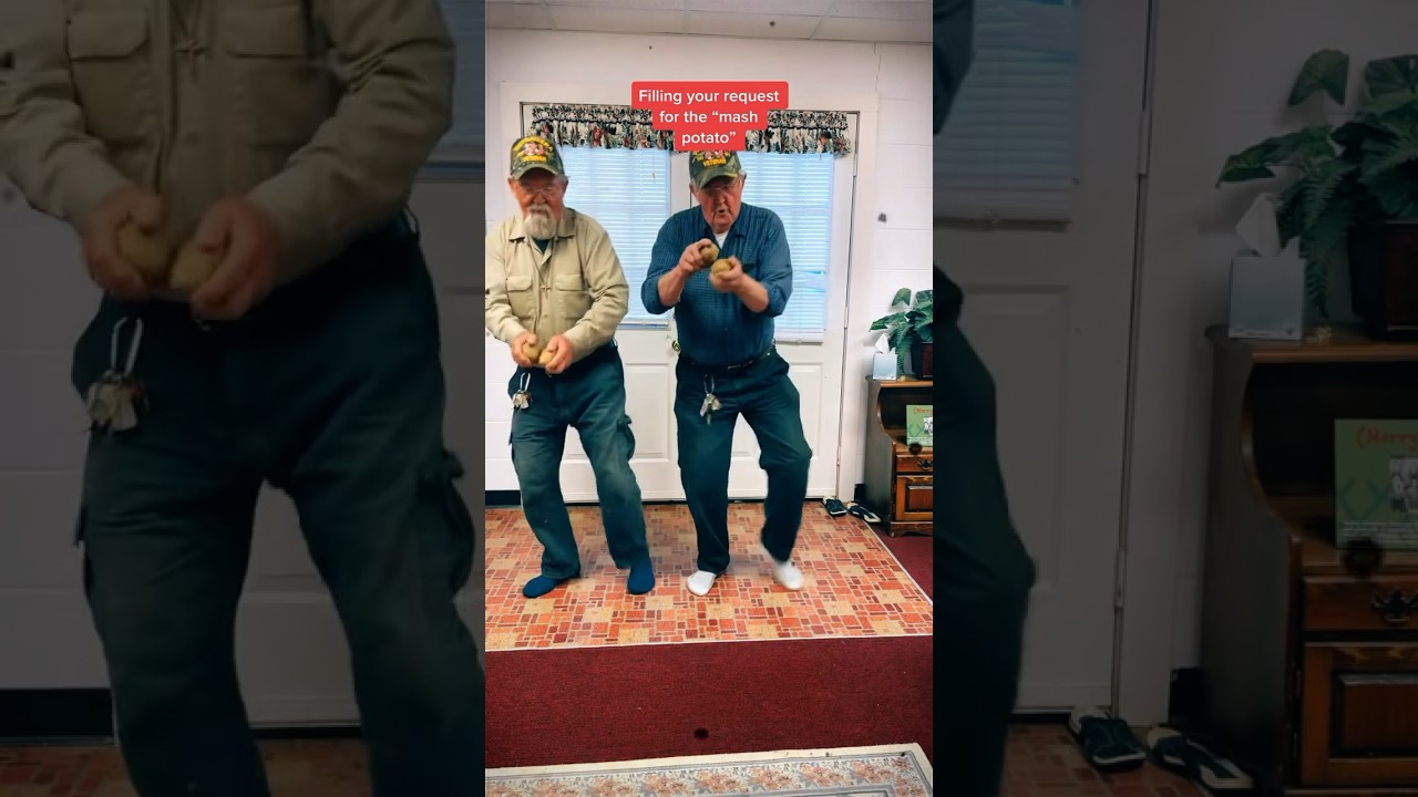The mash potato 🥔 #dance #vraltiktok #hanelinetwins