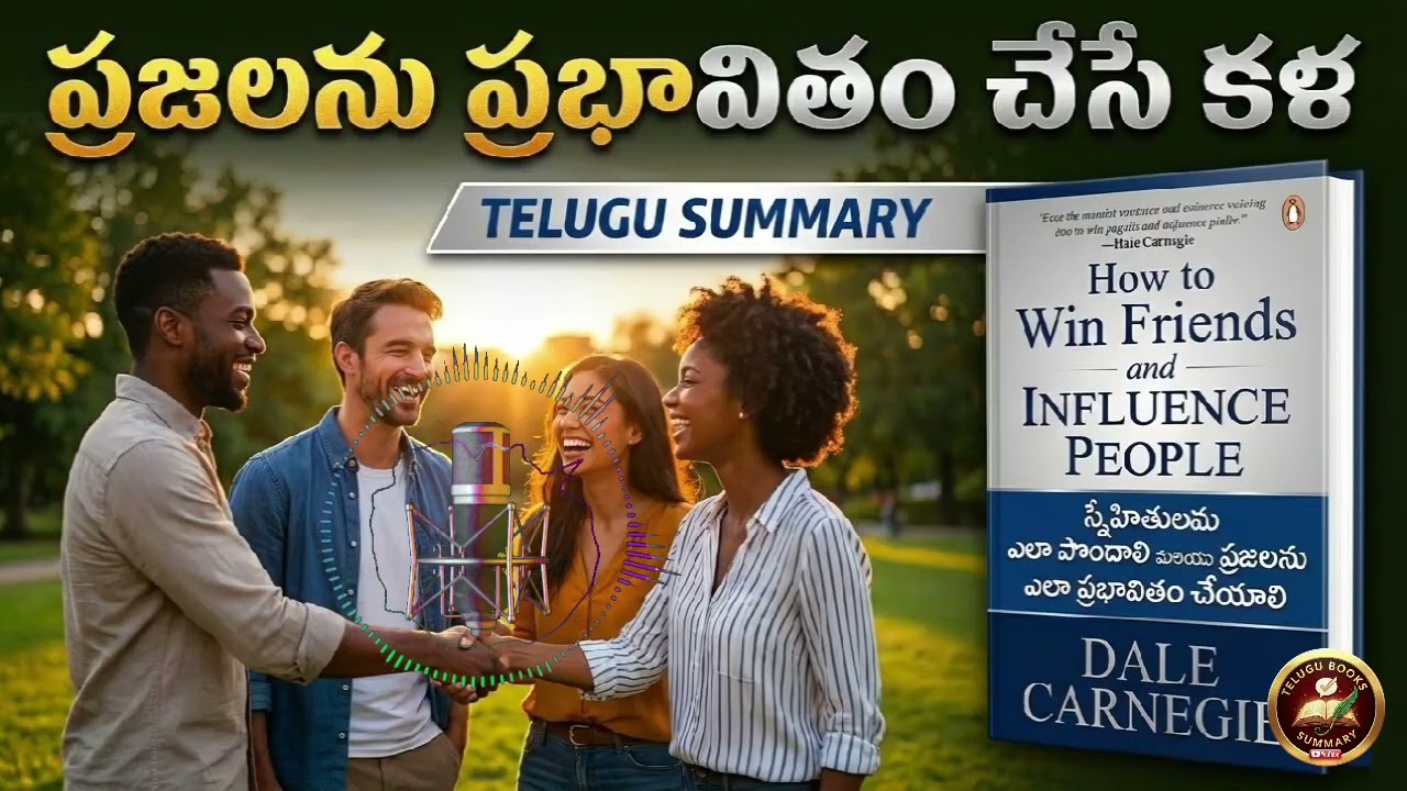 How to Win Friends and Influence People Telugu | మనుషులను గెలుచుకునే కళ | మనుషులతో ఎలా మాట్లాడాలి?