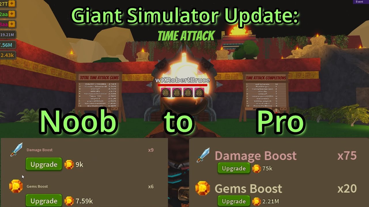 Обновление Giant Simulator! | Испытание на время! | От новичка до профи