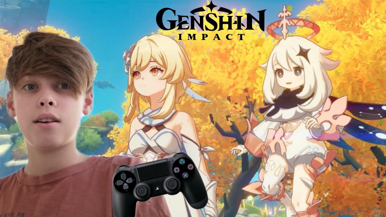 МОЙ ПЕРВЫЙ РАЗ в Genshin impact на джойстике / самый дешёвый джойстик!