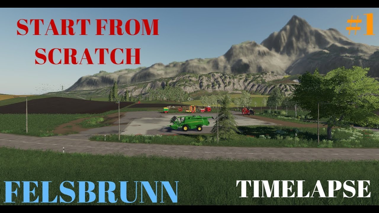 FS19 Start From Scratch Timelapse #1