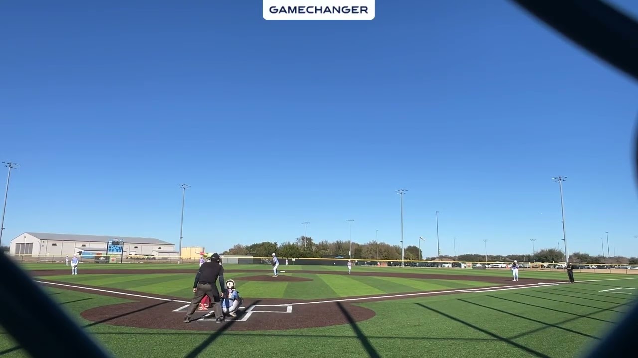 Jaylen Parenda first hit of the 2026 spring season 