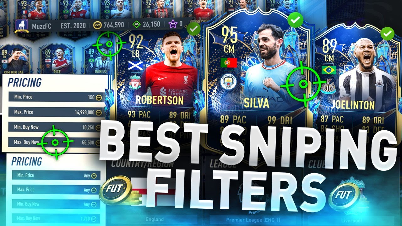 Best Sniping Filters 🤩 *MAKE 150K FAST* (FIFA 23 BEST SNIPING FILTERS TO MAKE COINS) #FIFA23