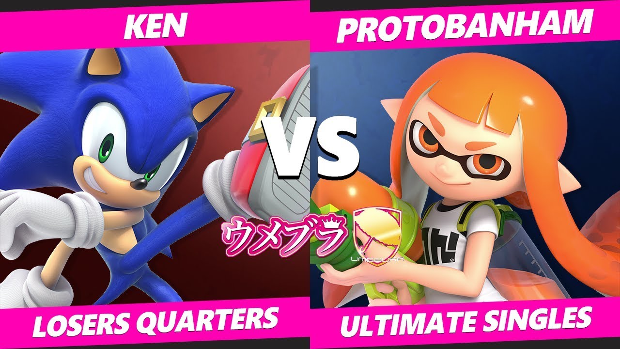 Umebura SP6 SSBU - KEN (Sonic) Vs. ProtoBanham (Lucina, Inkling) Smash Ultimate Tournament LQ