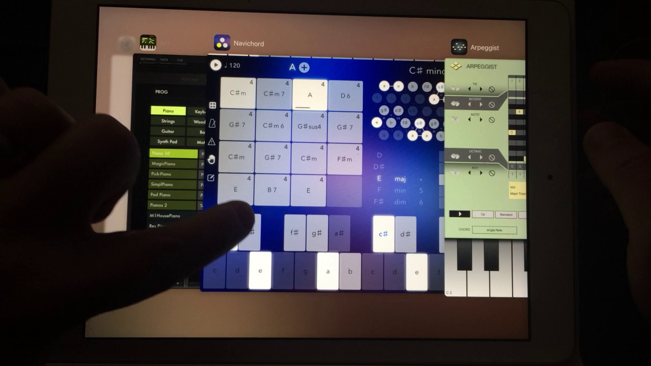 TheAudioDabbler - NaviChord to Arpeggist to iM1 Fun