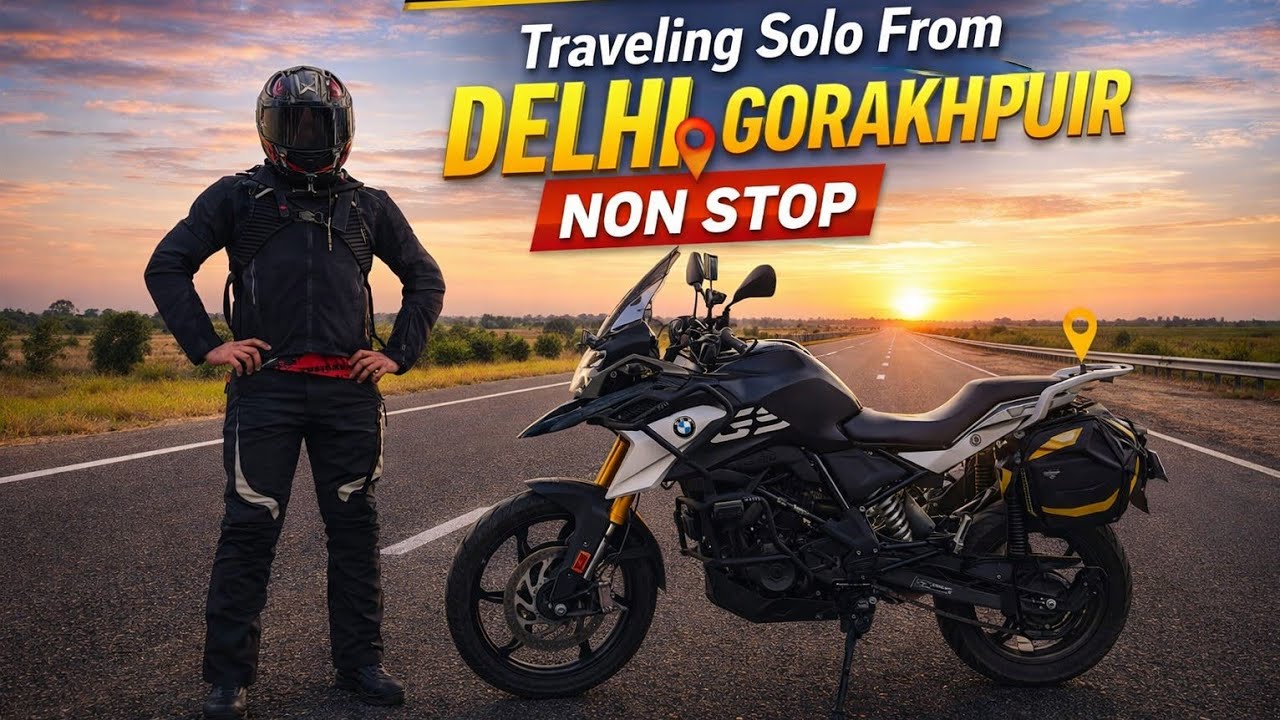 Ep. 01 | DELHI TO GORAKHPUR SOLO 850kms NON-STOP #delhitogorakhpur #motovlog #solo 
