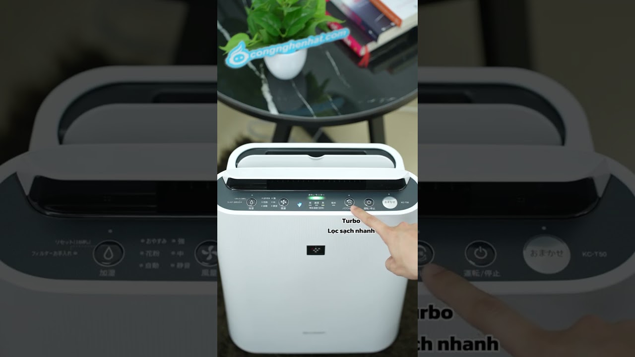 Hướng dẫn sử dụng Máy lọc không khí tạo ẩm Sharp KC-T50-W