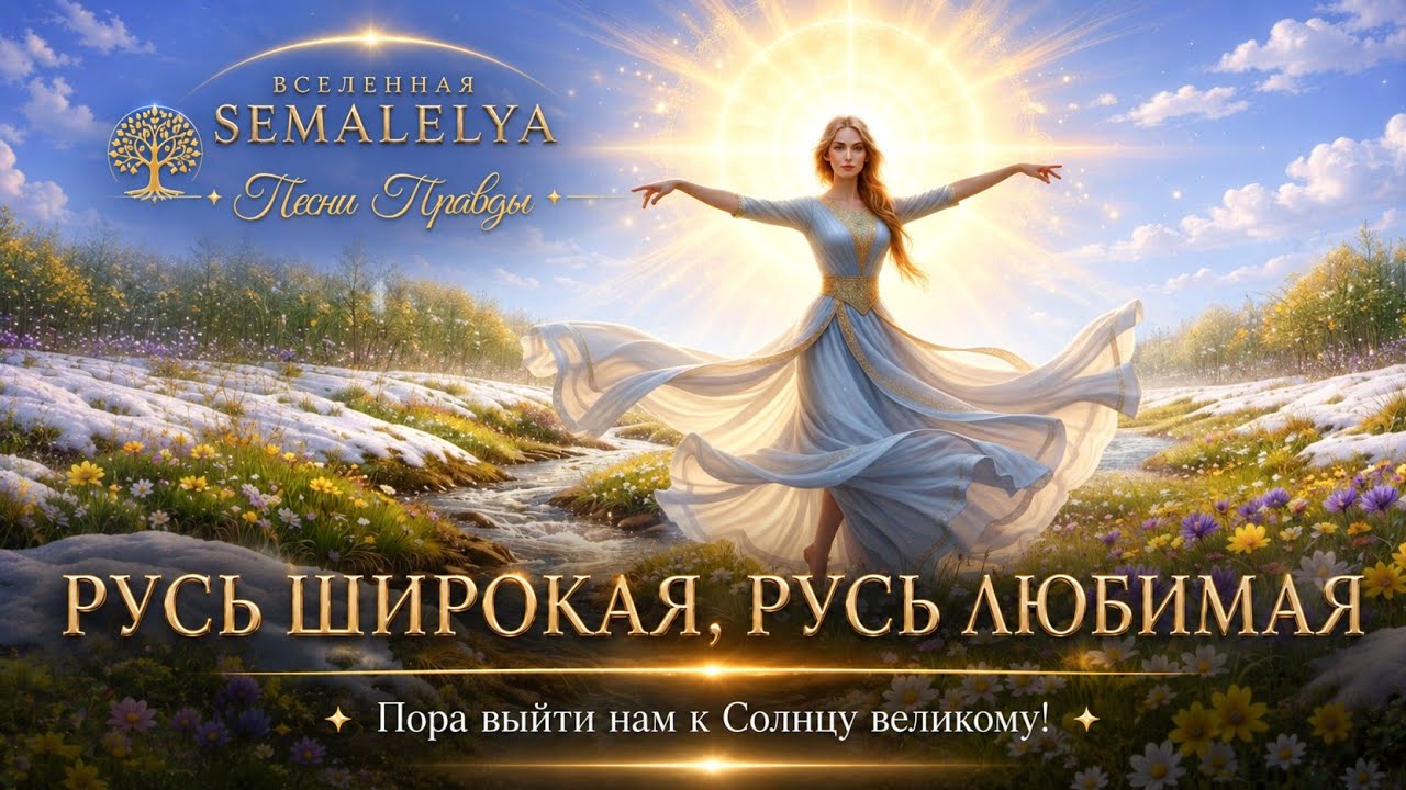 РУСЬ ШИРОКАЯ — ПОВЕРНИСЬ К СОЛНЦУ | Песня силы (весеннее равноденствие)