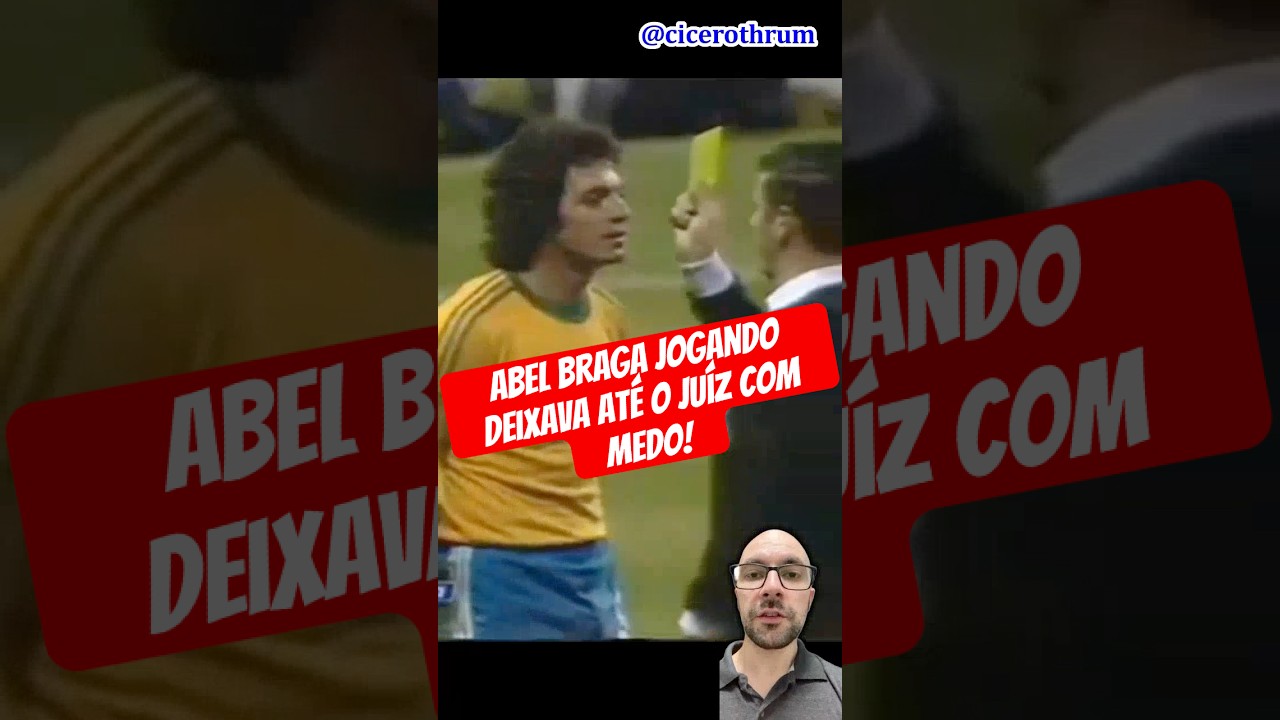 ABEL BRAGA, um jogador RA&Iacute;Z #abelbraga #abelao #futebolraiz