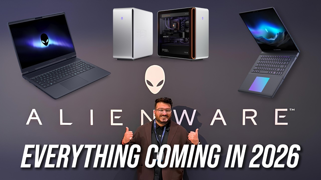 Alienware в 2026 году: тонкие ноутбуки, бюджетные варианты и МНОГОЕ ДРУГОЕ!