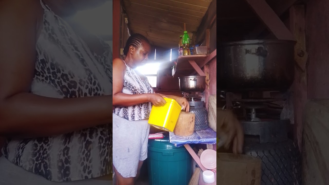 Cooking small native soup in my local kitchen 