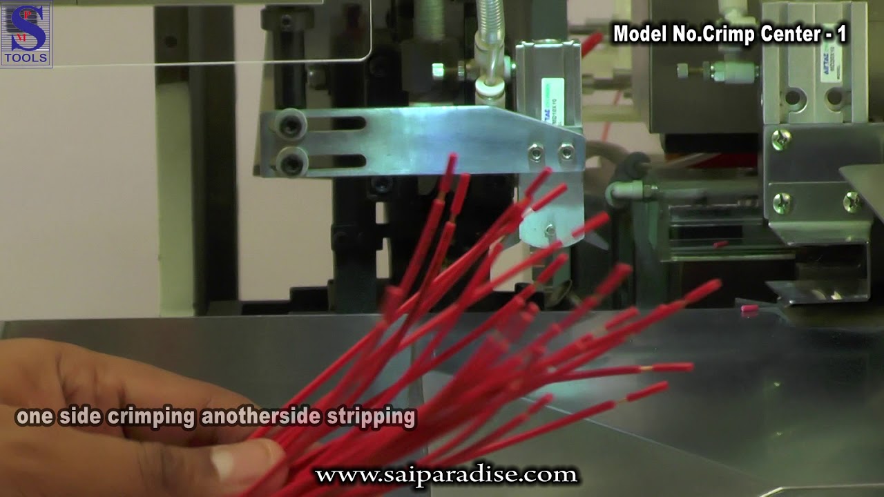 CRIMP CENTER  1(Fully Automatic one side Crimping Machine).
