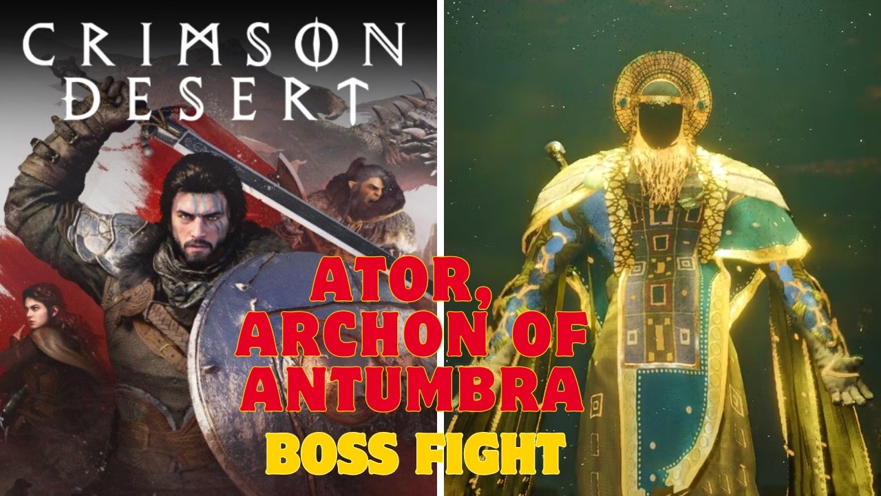 Crimson Desert - Ator, Archon of Antumbra Boss Fight