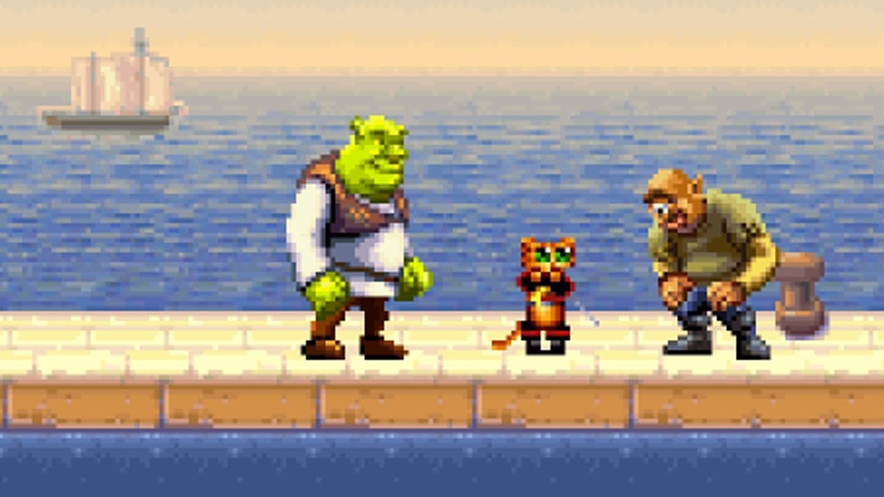 Shrek The Third (Java) gameplay 4K