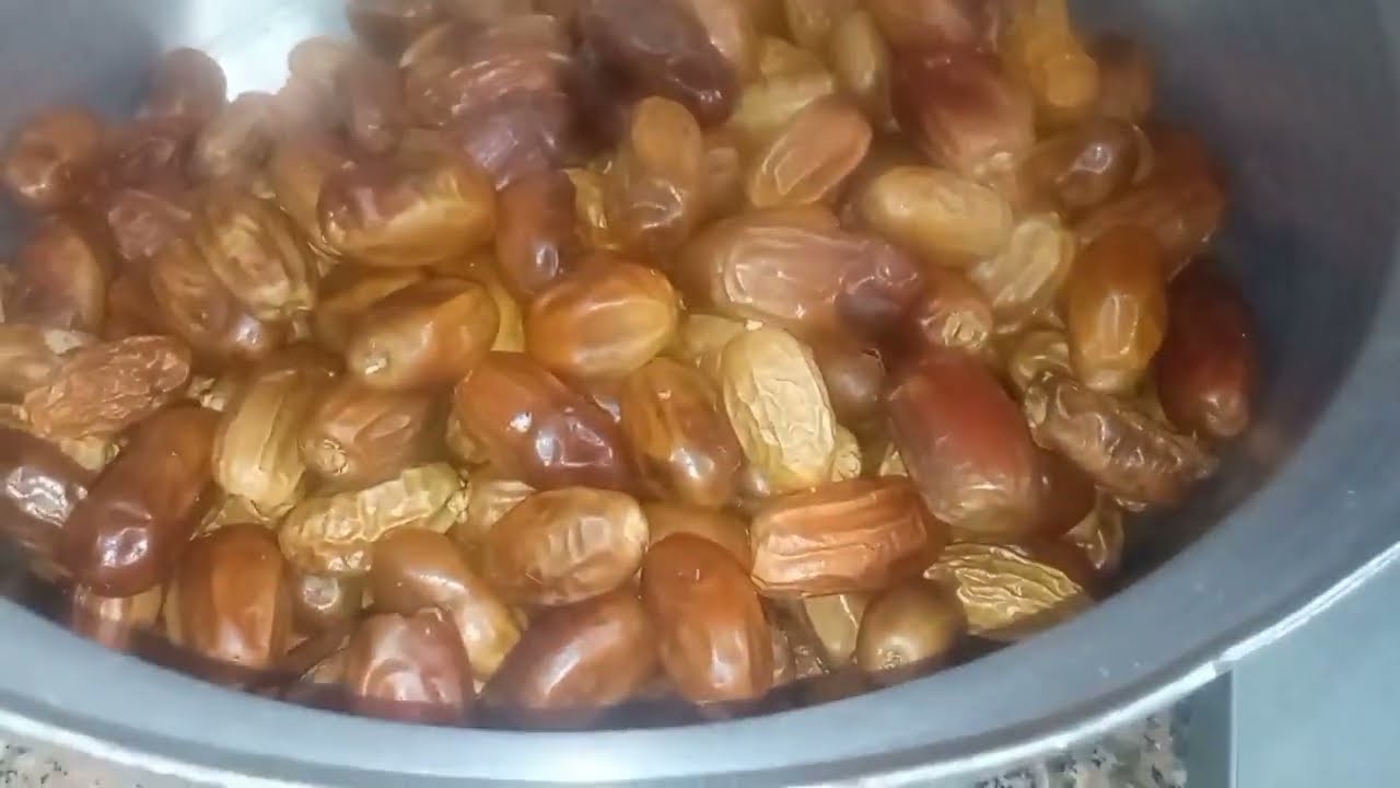 تحميص البلح بطريقه بسيطه و حفظه لفتره طويله لشهر رمضان #مع مطبخ رودي بنت الصعيد 💯👌👍