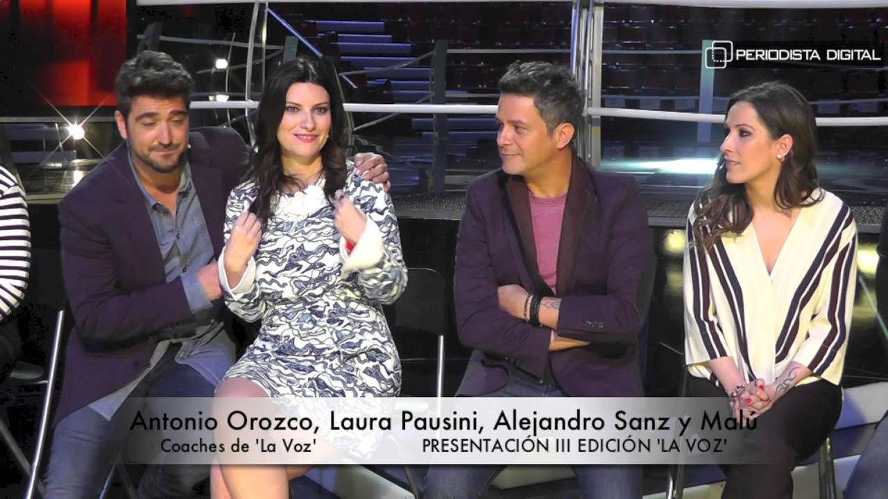 Presentación de la tercera edición de 'La Voz' (Telecinco). 18-3-2015