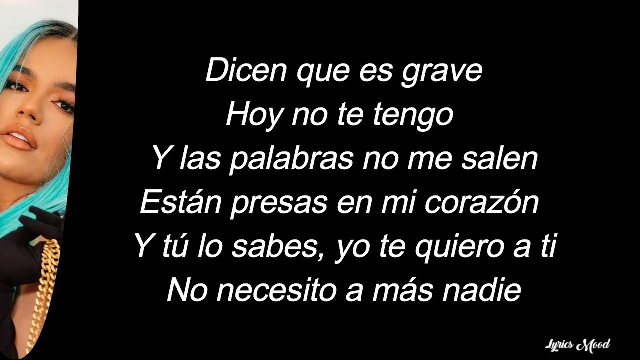 Karol G - CONTIGO LETRA