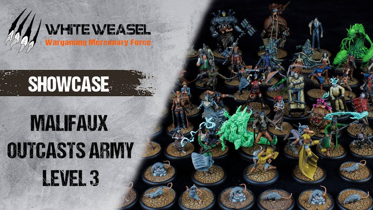 Malifaux Outcasts army level 3 – Showcase