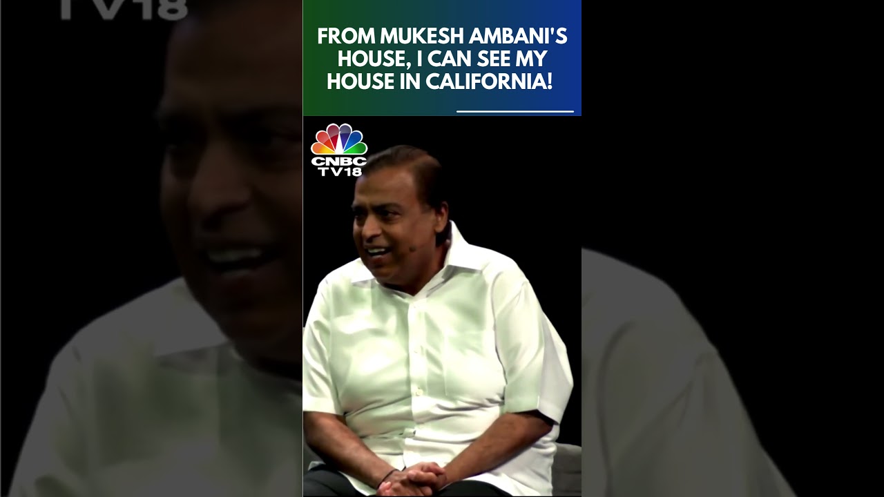 From Mukesh Ambani's House, I Can See My House In California! | NVIDIA AI Summit | N18S | CNBC TV18